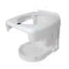 Porta Copos Dobravel Branco Para Barcos Lancha