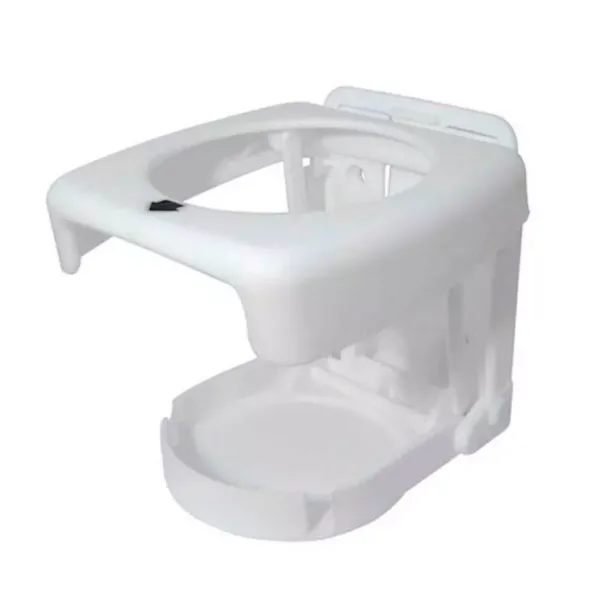 Porta Copos Dobravel Branco Para Barcos Lancha