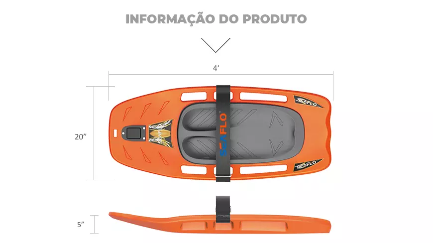 sail nautica prancha knee board 2