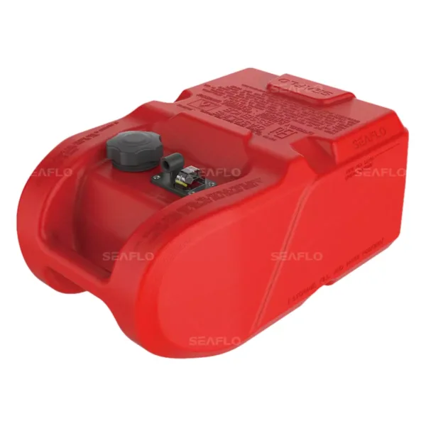 Tanque De Combustível 24 Litros Vermelho Para Motor Seaflo