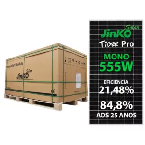 PAINEL SOLAR FOTOVOLTAICO JINKO TIGER NEO 555W 144 CEL