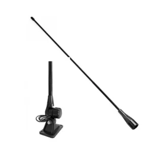 antena radio vhf preta maritima 3db 1m banten nautica barco lancha