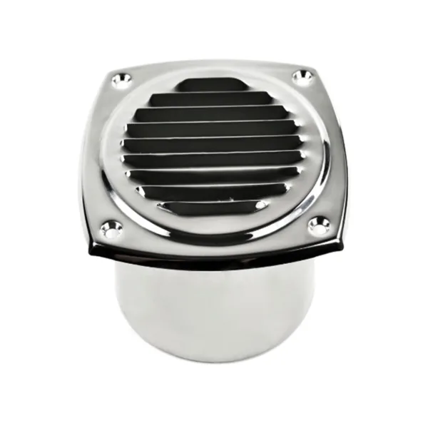 Grade De Ventilacao Saida De Ar Para Blower Inox Nautico 3 pol