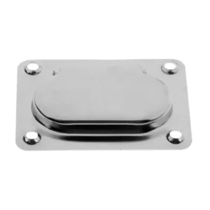 Puxador de Tampa em Aco Inox 75 x 55 mm Para Barcos Lanchas 2