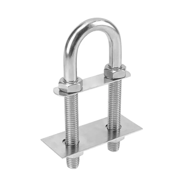 Ferragem U Bolt 3 8 Inox 316 128mm