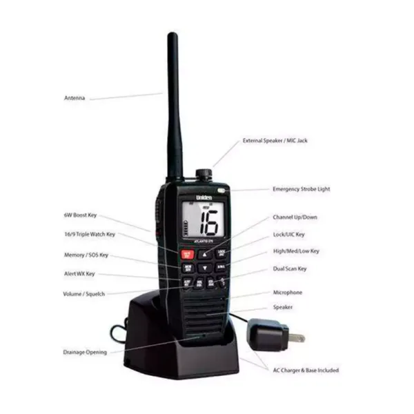 Radio VHF Atlantis 275 1