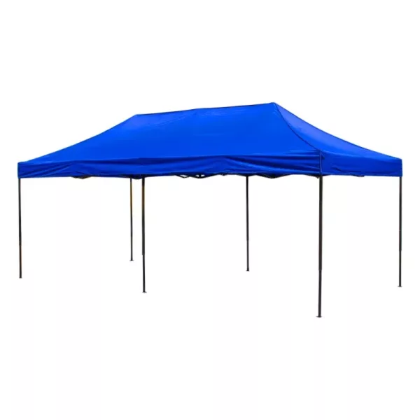 Tenda Gazebo Sanfonada Dobravel Pagoda 3x6 Azul KALA 3