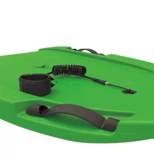 PRANCHA DE BODY BOARD C CORDA E 4 PEGADORES COR VERDE 3