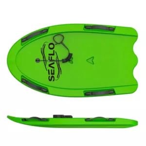 PRANCHA DE BODY BOARD C CORDA E 4 PEGADORES COR VERDE transformed