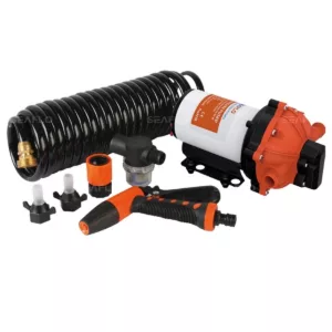 Kit P/Lavagem Bomba De Pressurização 5GPM 12V 18.9L/Min 17A 70PSI 51S