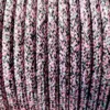 Cabo Náutico Pré Estirado Premium Velo 8mm Rosa, Preto e Branco