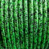 Cabo Náutico Pré Estirado Premium Velo 8mm Verde, Preto e Branco