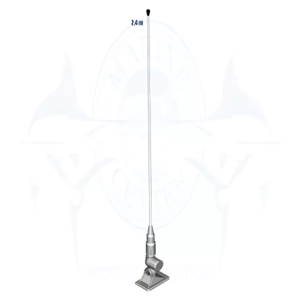 Antena VHF 2,4m 6dB Com Base