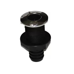 Saída de água PVC C/ Acabamento Inox 3/4 pol