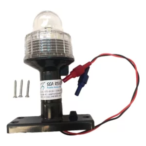 Luz De Top Fundeio Led 12v Barcos Veleiros Cor Preta Seariver 2