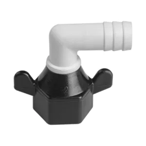 Bico Conector em L - Encaixe de Cotovelo 1/2 pol FNPT x 1/2 pol Farpa
