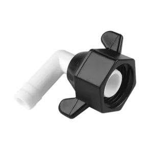 Bico Conector em L - Encaixe Rosca 1/2 pol -14 FNPT x Farpa 3/8 pol