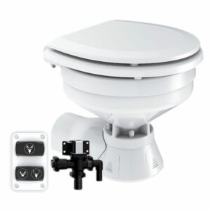 Vaso Maritimo Eletrico De Barco 12v 24a Quiet Flush Seaflo