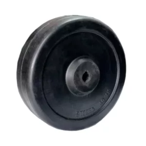 Roda de Borracha Maciça 6 Polegadas para 3° Roda Carretinha