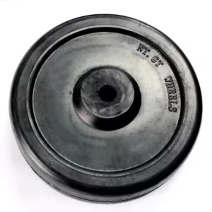 roda borracha macica 6 polegadas