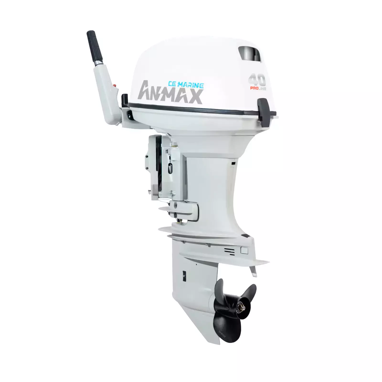 Motor de Popa T40FWTS 2 Tempos Anmax CG Marine 40 HP Partida Elétrica – Comando À Distância