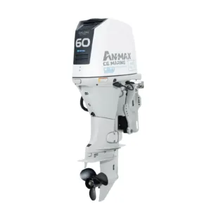 Motor de Popa T60FWTL 4 Tempos EFI Anmax CG Marine 60 HP – Injeção Eletrônica, Power Trim e Partida Elétrica